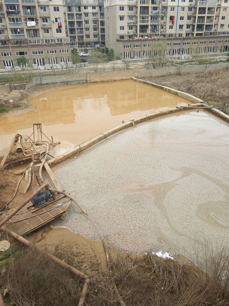 东乡沉淀池淤泥清理-厂区废水池淤泥清淤
